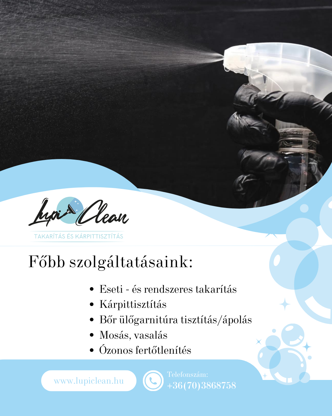 White and Blue Modern Cleaning Services Instagram Story.png (1) Fényszóró polírozás reklám